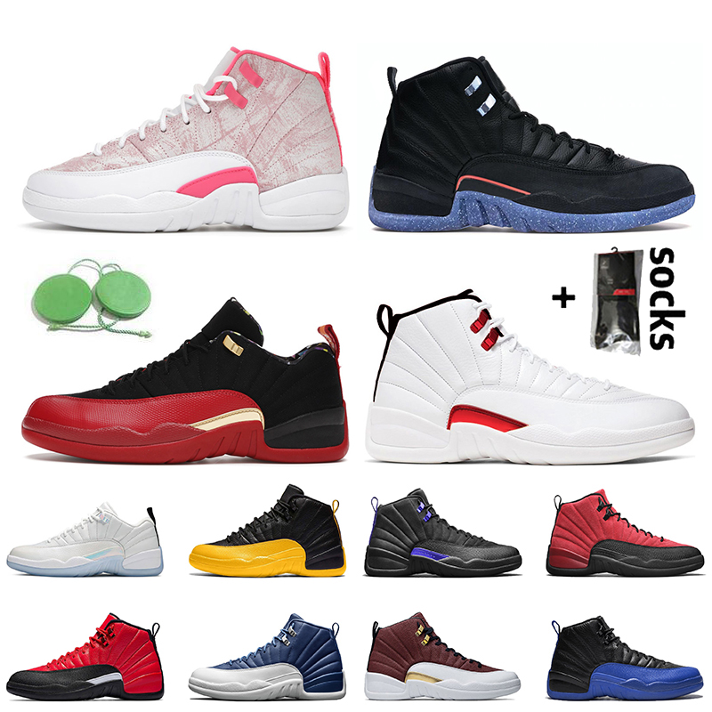 

Fashion Low Easter Women Men Jumpman 12 12s Basketball Shoes SE Super Bowl CNY Sneakers Utility Arctic Punch Pink University Gold Bulls Trainers, N27 class of 2003 40-47