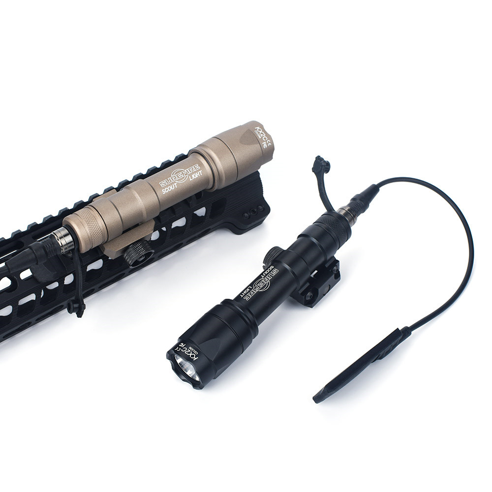 

Tactical Airsoft Accessories Surefir M600C M600 Series Scout Light LED Flashlight with Momentary Pressure Pad Switch