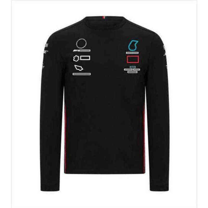 Luxury Brand Mens Petronas Mercedes t Shirts Sweatshirts F1 Formula One Racing Women Casual Long Sleeve T-shirts Benz Lewis Hamilton Team Work Cl