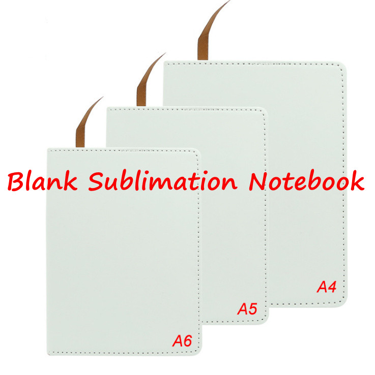 

A5 A6 Sublimation Journal Blank Notebook notepads Faux Leather contains the core With double-sided tape Custom logo DIY