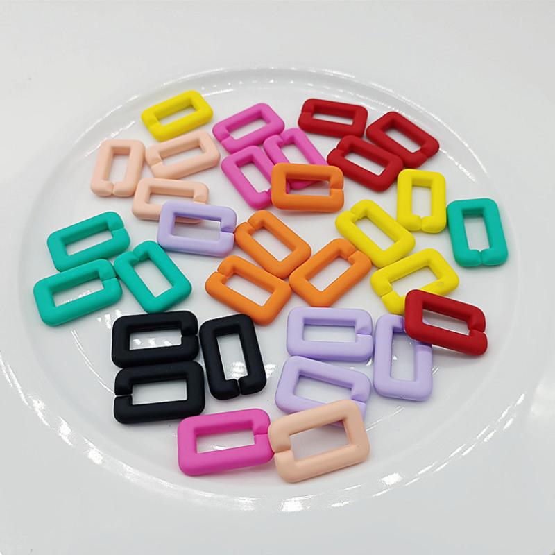 

60cm Detachable Replacement Jelly Colorful Shoulder Bag Strap Matte Acrylic Resin Handbag Chain Bands Accessories Parts &