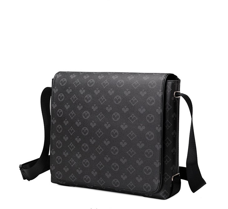 

Luxury Men Bag Lattice Designer Crossbody Shoulder Bags for women 2023 Leather Messenger handbags Purse Bolso Hombre, Wit logo