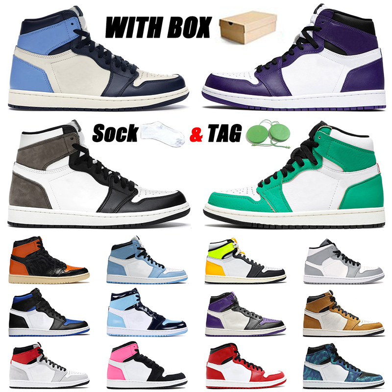 

2021 Arrival Basketball Shoes 1 1s WITH BOX Jumpman Sports Obsidian UNC Patent Dark Mocha Court Purple Men Women Trainers Sneakers EUR 46, D37 shadow 36-47