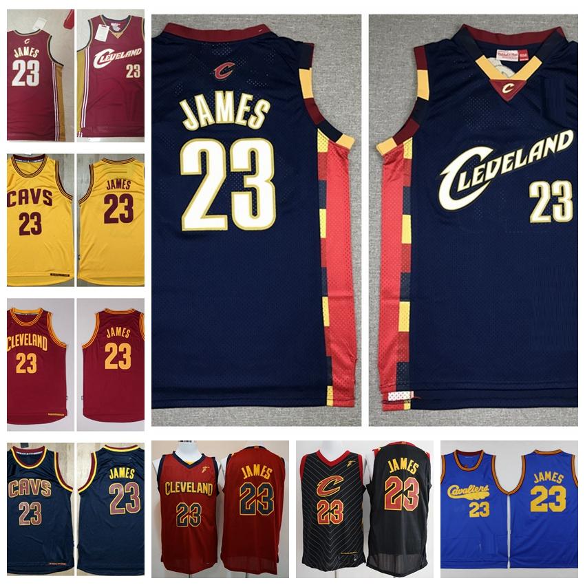 

Men lebron 23 james basketball Jersey Cleveland Cavaliers Hardwoods Classics 01