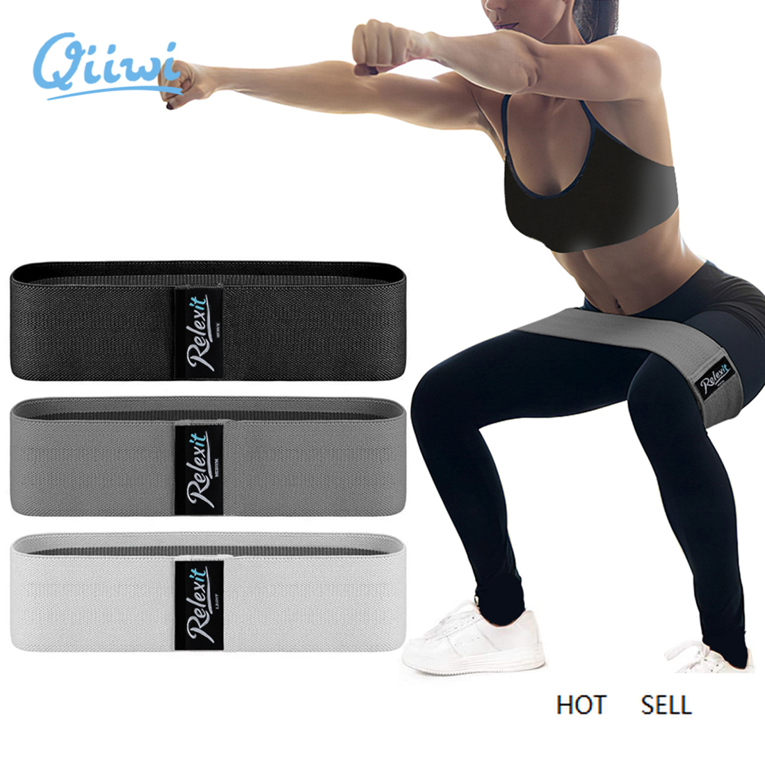 

Resistance Bands Sets Fitness Elastic Bands Hip Loop butt Leg Exercise Gym Yoga Stretching Home Workout Equipment Bodybuilding, Blue