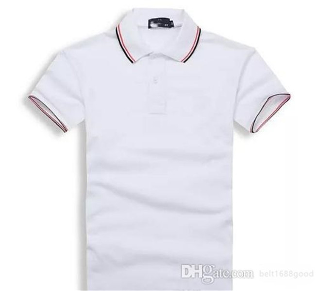 

brand Summer Men Polo Embroidery Shirt Short Sleeves Tops Turn-down Collar Clothing Male Fashion Casual S-3XL