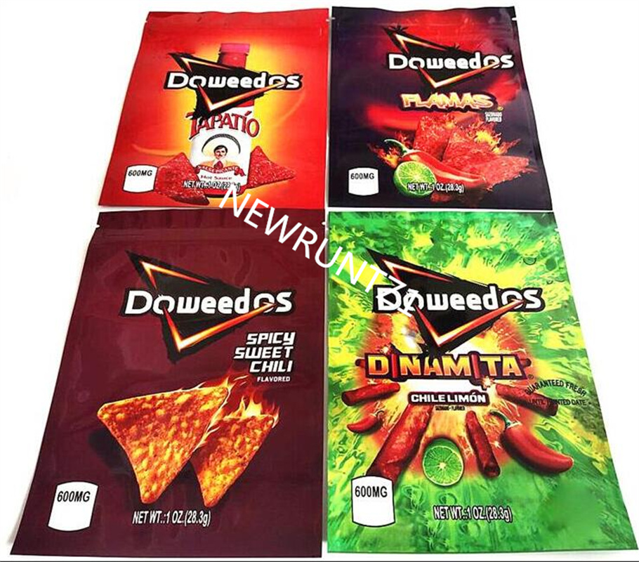 

Edibles Packaging Empty chips Doweedos Potato chip Bags Flamin Nacho Spicy Sweet Mylar Bags Chili DORITOS Cheese Worm Cheetos Packaging bag