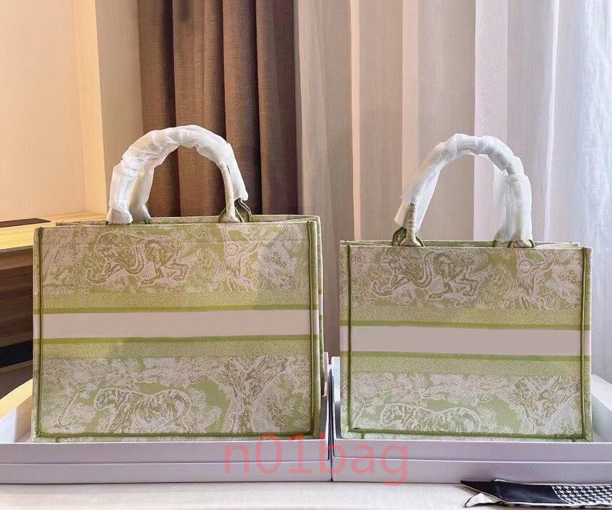

Fashion High Quality Designers Classic Colorful Book Totes Bag Designer Handbag Embroidered Handbags Large Capacity Travel Canvas Shopping Bags, Shipping packaging bag