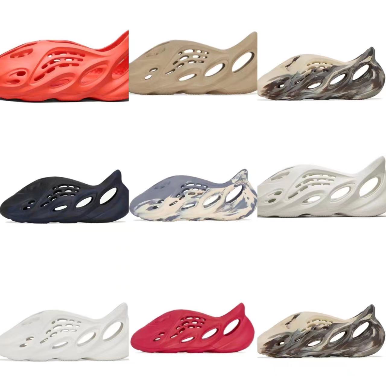 

women's fashion sports slippers sandals with Red Midnight blue Sand color Camouflage Size 36-46 prevalent popular hole shoes 02, Color 7