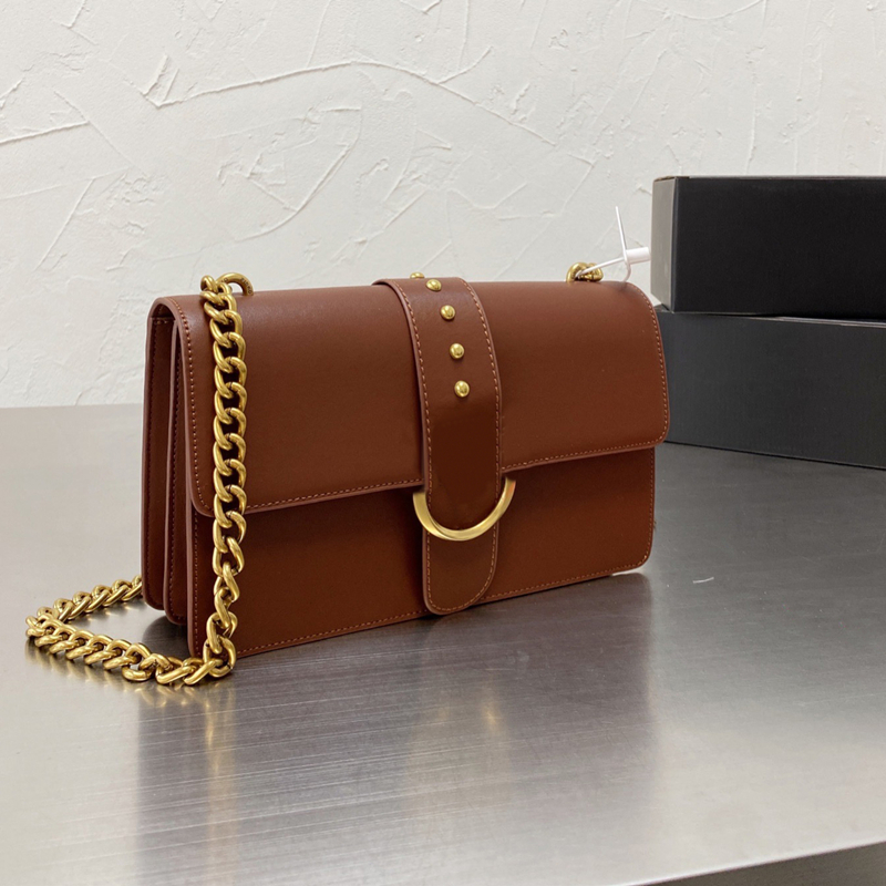 

luxury wallet designer crossbody bag shoulder bags gold chain genuine leather high-quality various styles fashion brand different colors wit