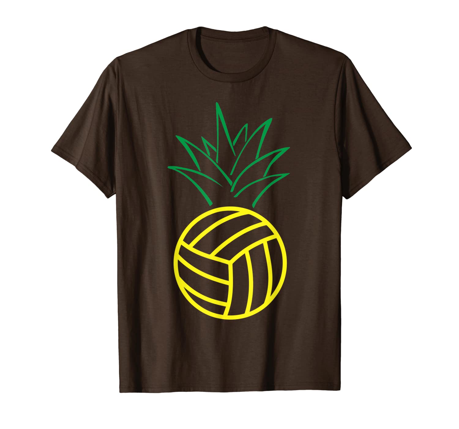 

pineapple volleyball funny t-shirt, White;black