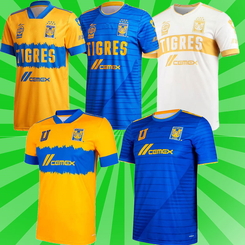 

2021 UANL TIGRES Soccer Jerseys 20 21 Third 7 Stars GIGNAC VARGAS World Cup Camiseta de Futbol MEXICO LIGA MX man+ Kids suit set Shirts, Third+patch