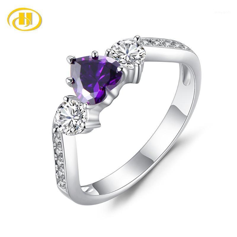 

Cluster Rings Hutang 3.0 Rhinestone Ring For Women S925 Silver Gold Engagement Wedding Crystal Jewellery1
