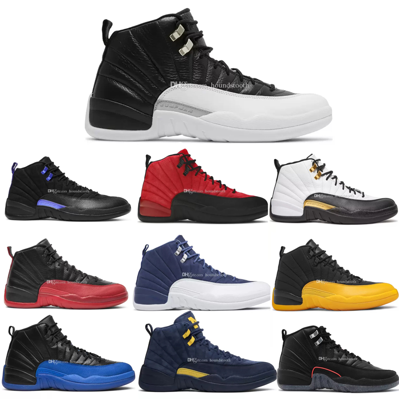 

2022 Jumpman 12s Basketball shoes 12 Playoff Mens Dark Concord Flu Game Royal Reverse Game Indigo Michigan Royalty Taxi Twist University Gold Utility Grind Sneakers, Champagne