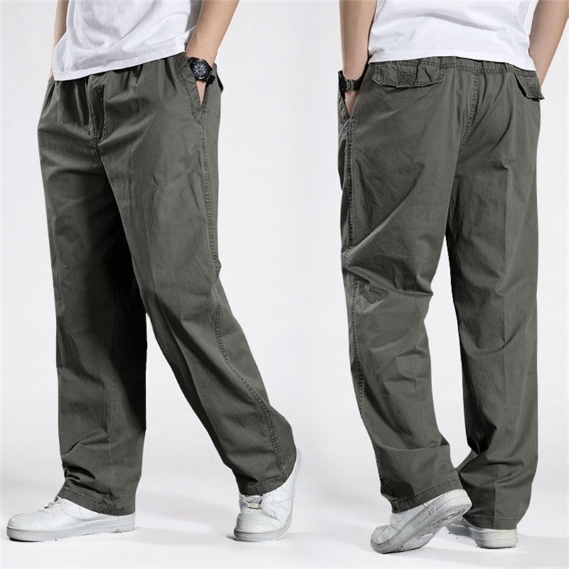 

Men Harem tactical Pants Sagging cotton pants men Trousers plus size sporting Pant Mens Joggers Casual pants 6XL 211108, 226 khaki