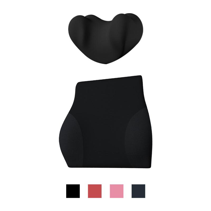 

Car Seat Covers Headrest Back Cushion For Head And Lumbar Support Cushions, Relieve Long Distance Driving Fatigue