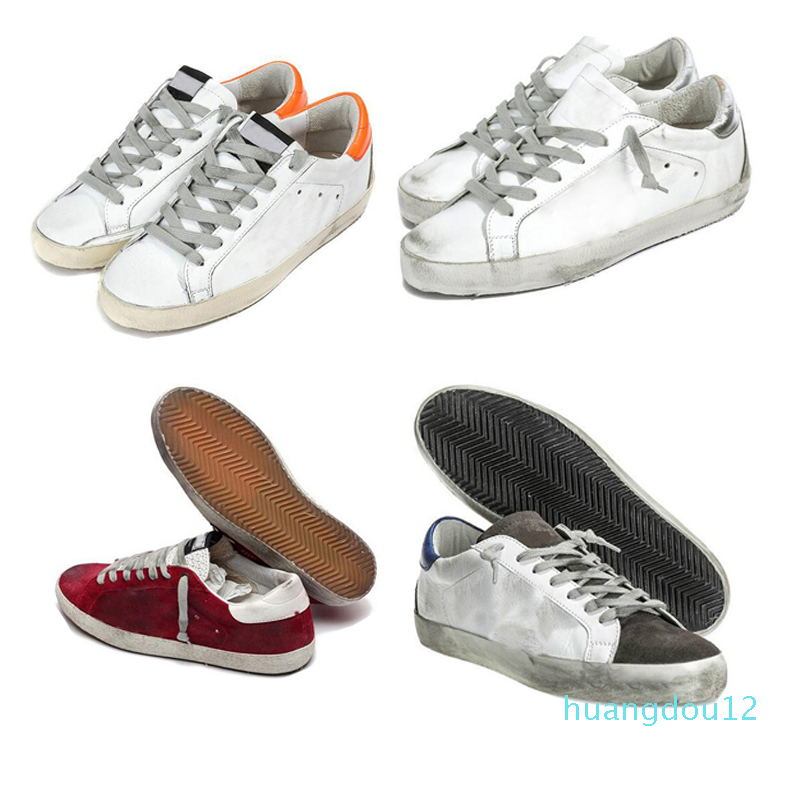 

Vintage Leather Sneakers: Stylish Unisex Casual Trainers, Size 36-45, Grey+star2