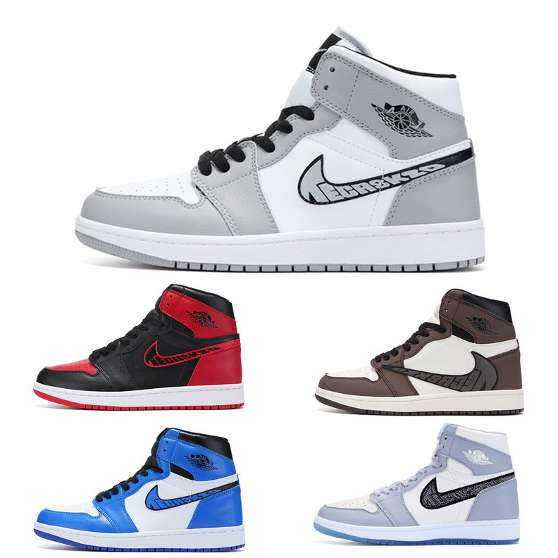 

1s basketball shoes Black Gym Red Bred Toe aj chicago banned Game Royal Fragment Shadow dunk mocha smoke grey court purple gold top universi