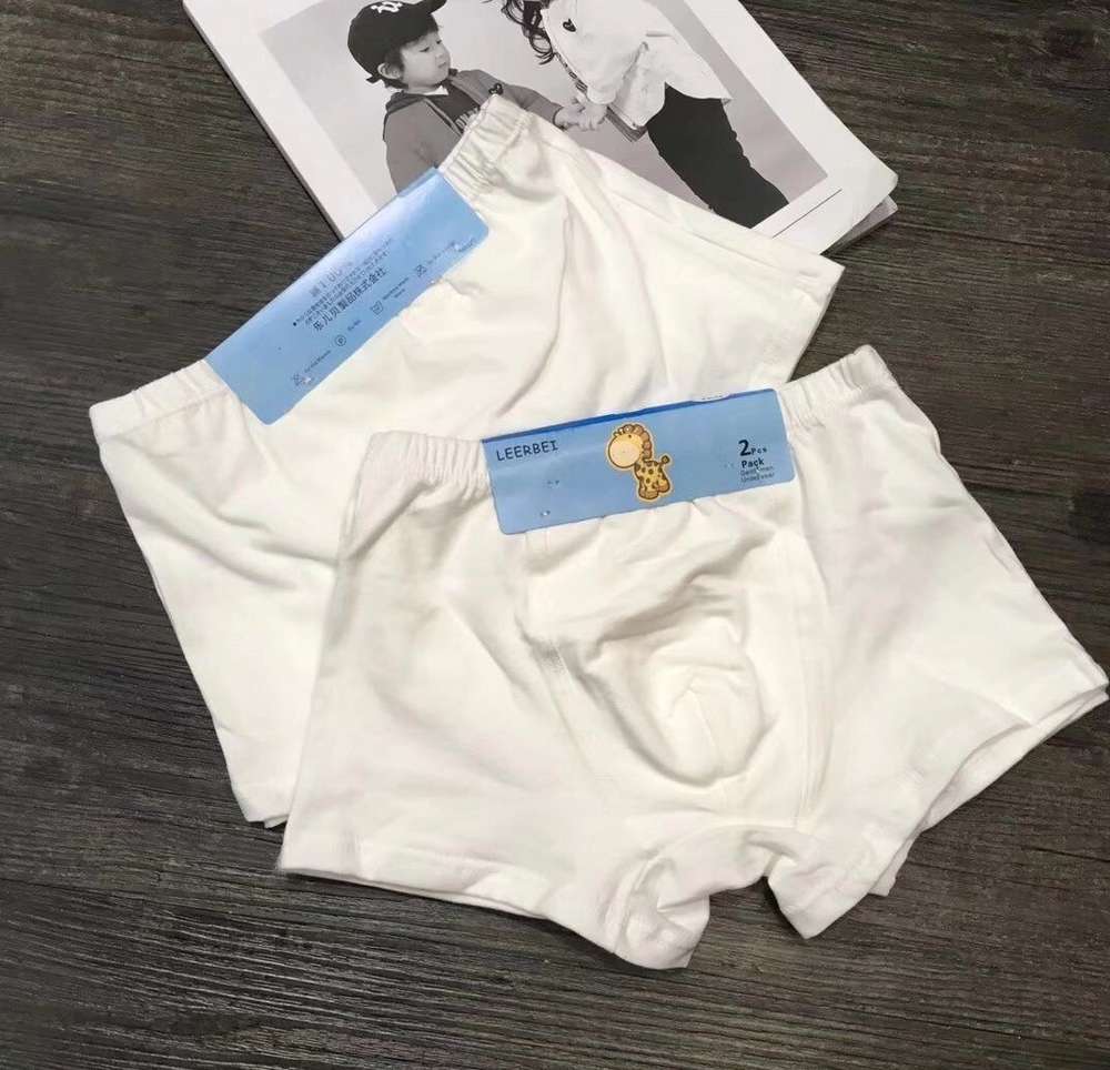 

Boutique children's underwear pure white Lycra cotton middle school boys' Pure Cotton Boxer, Camo