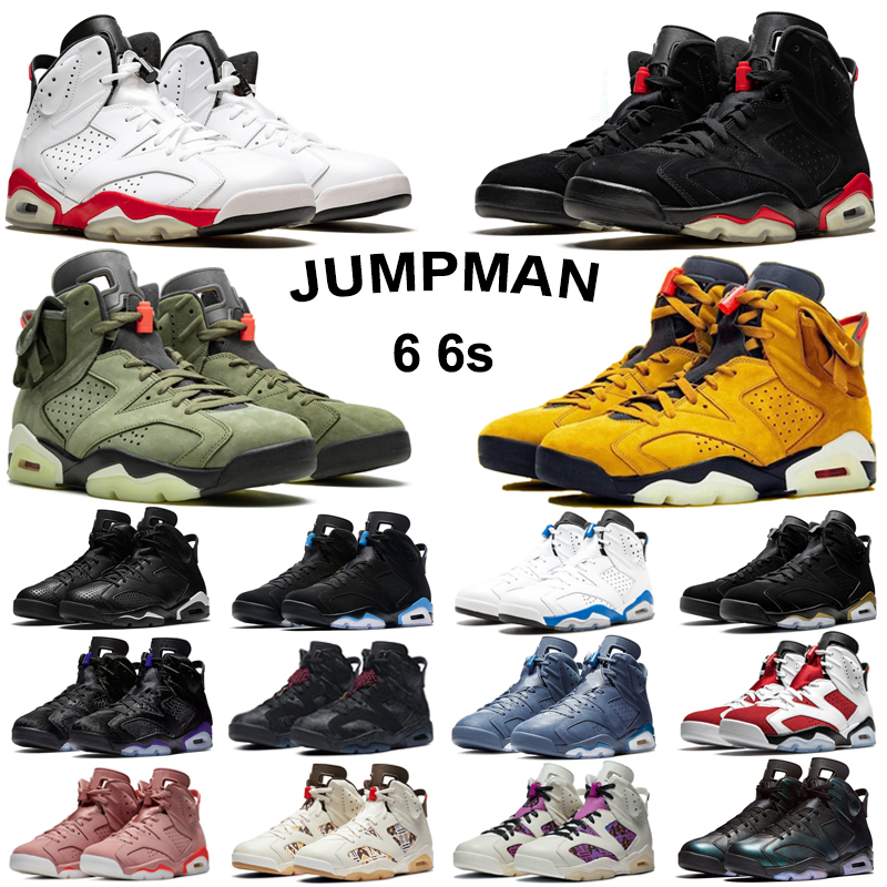 

2021 6s jumpman men basketball shoes 6 Black Infrared Reflective Medium Olive Jaune Cac UNC DMP mens trainers sports sneakers