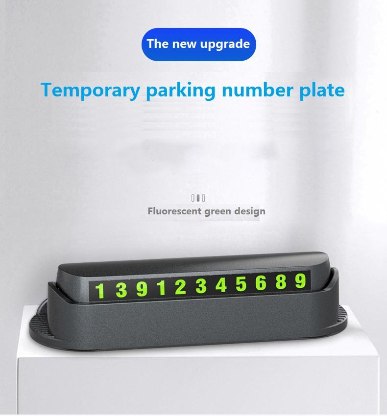 

Cell Phone Mounts & Holders Creative Car Mobile Bracket With Temporary Parking Number Plate Function Holder