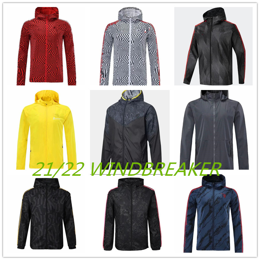 

2021 2022 Flamenco 21 22 Real Madrid windbreaker united set Football Sportswear Spurs Sweat à capuche Chandal Bayern Camiseta de Futboll hoodie jacket, Lavender