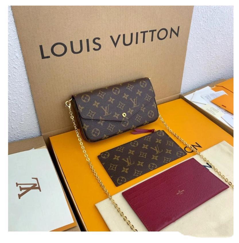 

lv LOUIS BAG VITTON Designers favorite multi pochette Chain Shoulder Bags luxurys Women Handbag Clutch Wallets Card Holder