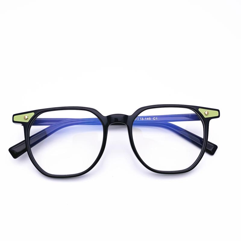 

Fashion Sunglasses Frames Belight Optical Fancy Vintage Retro Acetate Irregular Square Shape Transparent Tea Design Spectacle Frame Precript