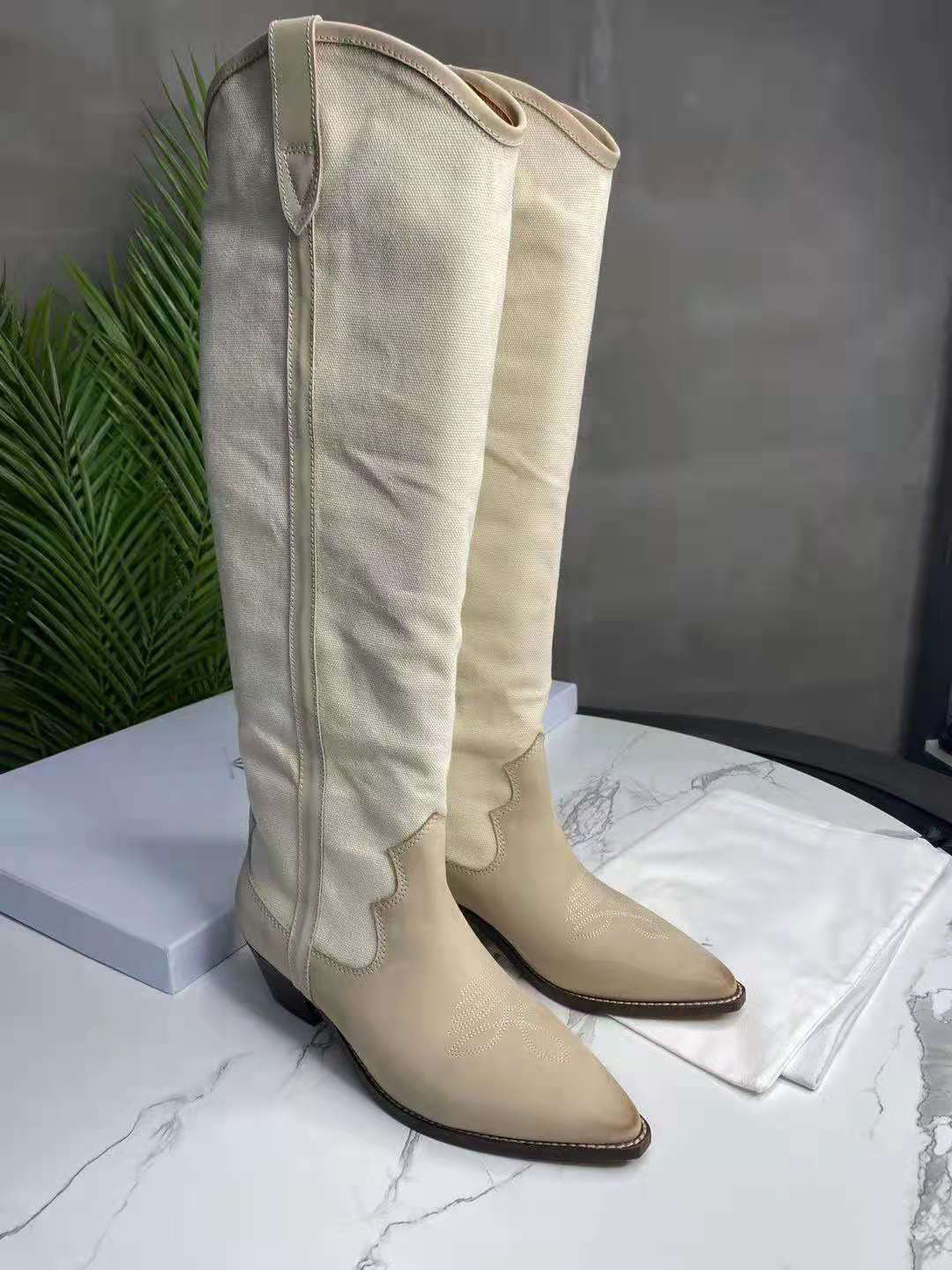 

Fashion Shoes Isabel Paris Marant Embroidered Boots, As picture