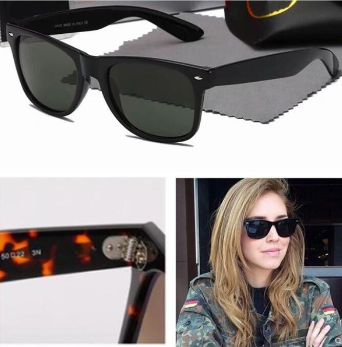 

Top quality sunglasses mens women Acetate Frame sun glasses men original leather case packages 2140