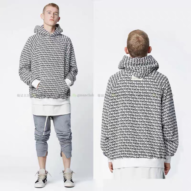 

Autumn winter Fear of god mens hoodies high-street main line trend full fog print barrage hoodie high street essential Sweatshirts brand oversize sweater jacket, I need look other product