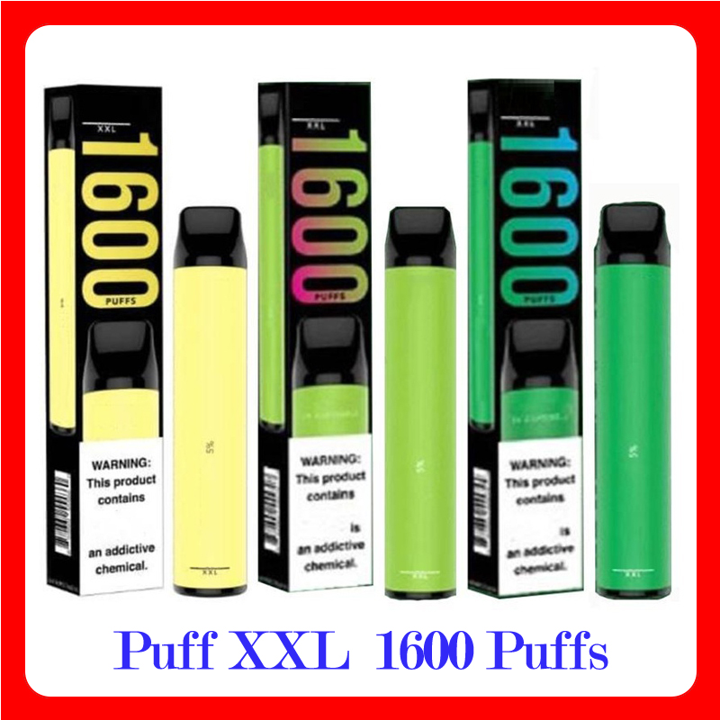 

2020 Newest Puff XXL 1600 Puffs Disposable Vape Pen Device Strater Kits Empty Disposable Vaporizer VS Puff Flow Plus Xtra