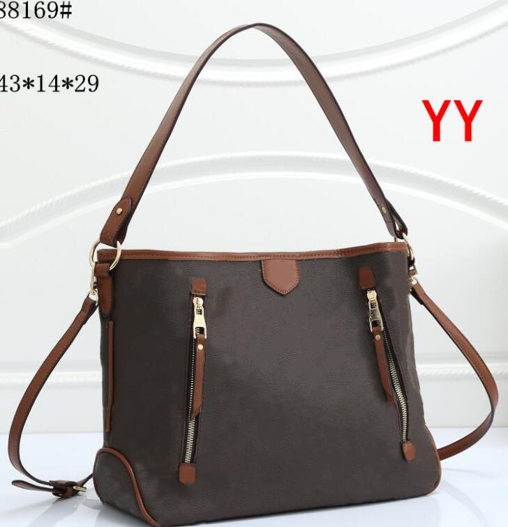 

Shopping Retro Bag Mommy Fashion Shoulder Strap Womens Totes Bags Brown Top Lady Design High-end Large Capacity High Quality Handbag Purse