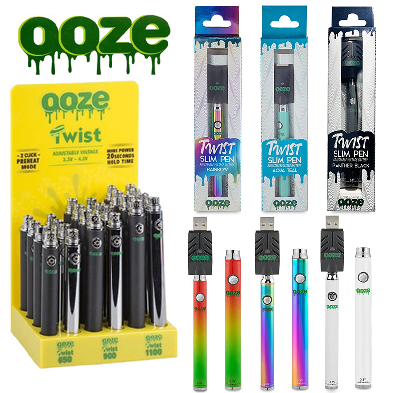

Twist slim pen Preheating Battery Variable Voltage 510 thread VS Law Vertex Vmod Cookies Coso Max EGO VAPEN Vision Spinner Uni Brass Knuckle