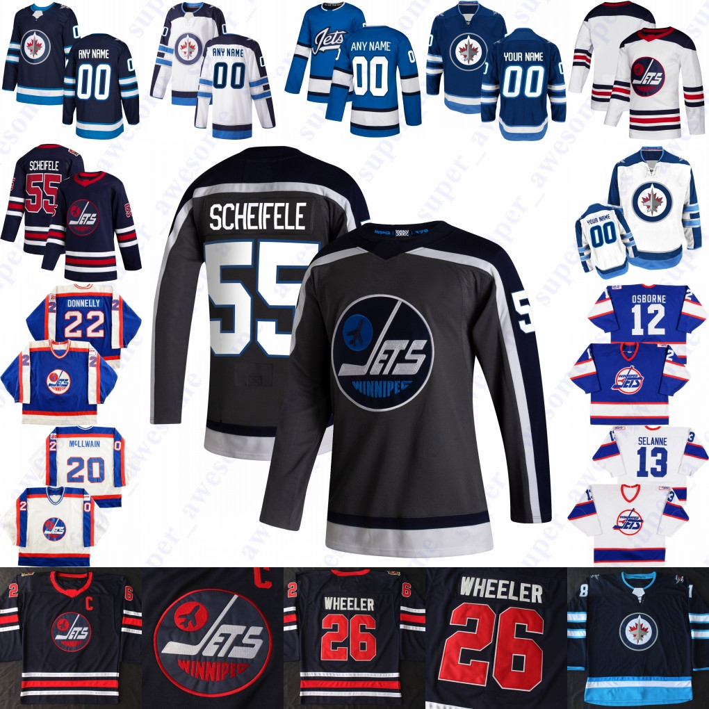 

Hockey Jersey Dale Hawerchuk Thomas Steen Bobby Hull Ulf Nilsson Anders Hedberg Teemu Selanne Paul MacLean Keith Tkachuk Phil Housley Dave Babych, Blue 91-92