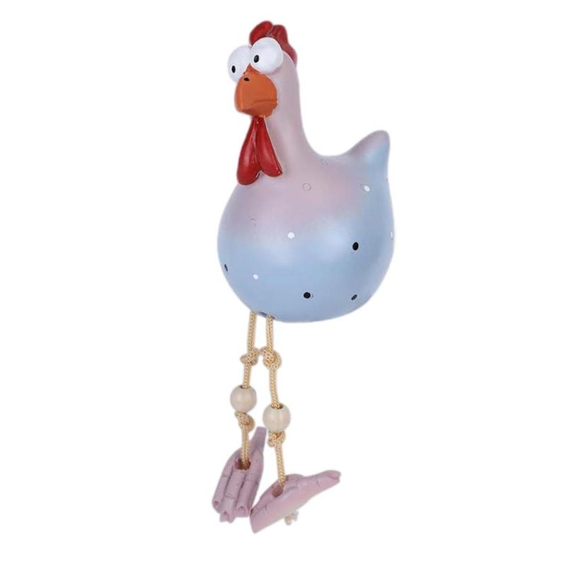 

Garden Decorations Resin Chicken Sitting Desktop Decoration Funny Rooster Statue Yard Art Animal Sculptures Statues For Outside Farm Ani