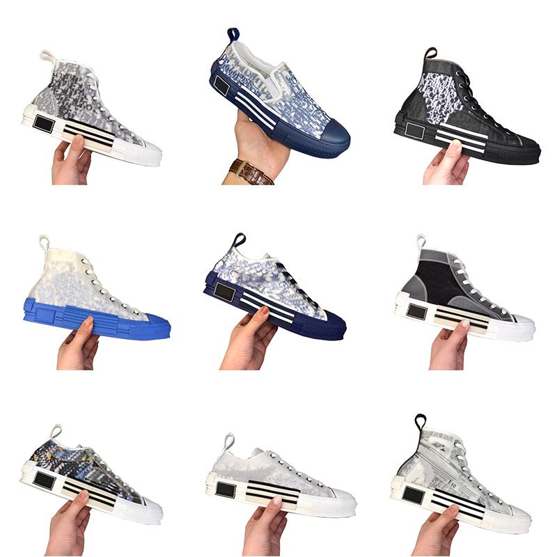 

2022 top quality b23 designer shoes oblique technology trainers b23s sneakers men women fashion outdoor platform flat casual trainer luxury, Black