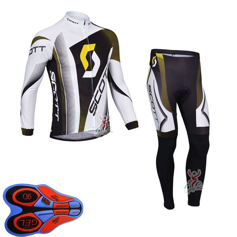 

Spring/Autum SCOTT Team Mens cycling Jersey Set Long Sleeve Shirts and Pants Suit mtb Bike Outfits Racing Bicycle Uniform Outdoor Sports Wear Ropa Ciclismo S21042052, 01a