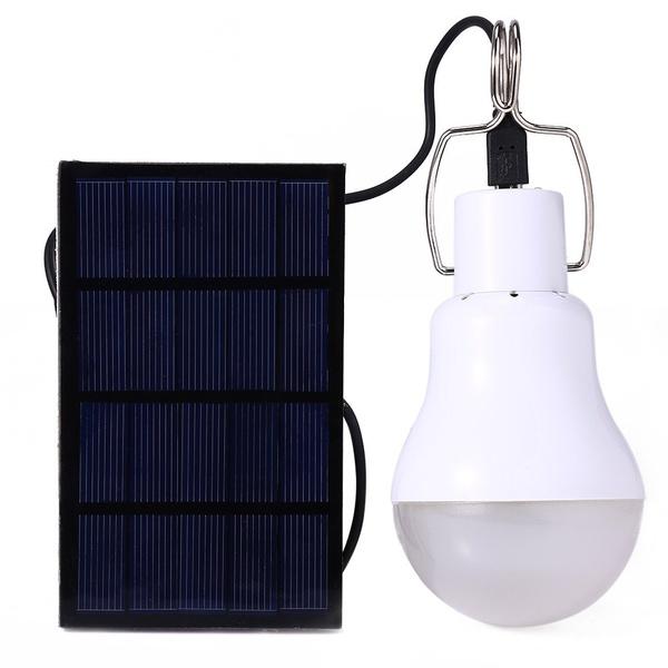 

Solar Lamps S-1200 15W 130LM Portable Led Bulb Light Charged Energy Lamp (Color: White)