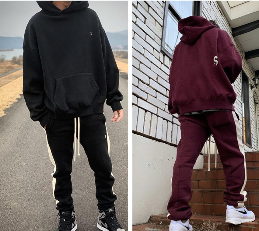 

High quality suit ESS fashion hoodie casual jogging pants Tracksuits Leisure trends Stylish Lounge, Desiccant