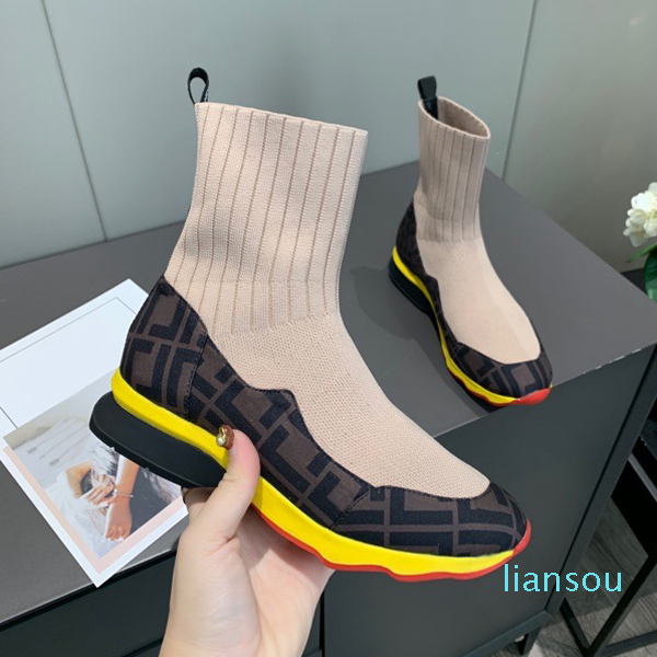 

Women Socks Boots Fashion Elastic Boot spring and autumn Thick Bottom Mens Casual Shoes 38-45, Link product:#1