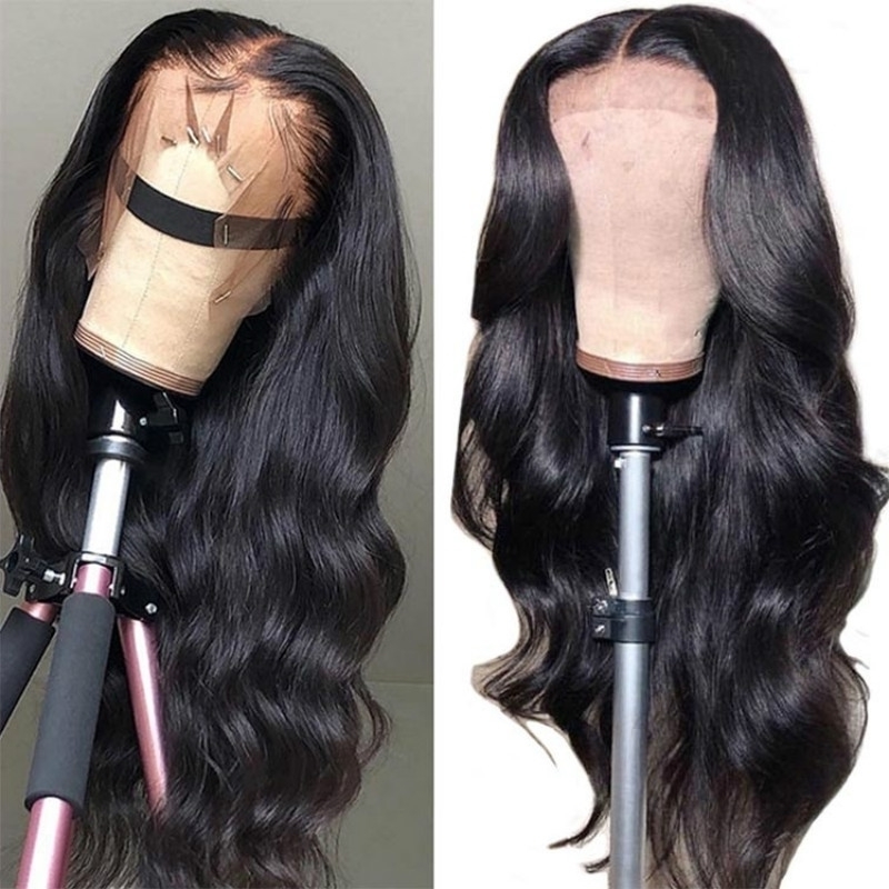 

long curly hair Wig big body wave wigs new chemical fiber headgear female, Black