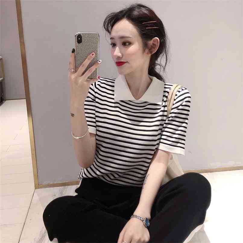 

Fashion women's suit summer style high light mature wind casual wide-leg pants knitted two-piece 210520, Apricot