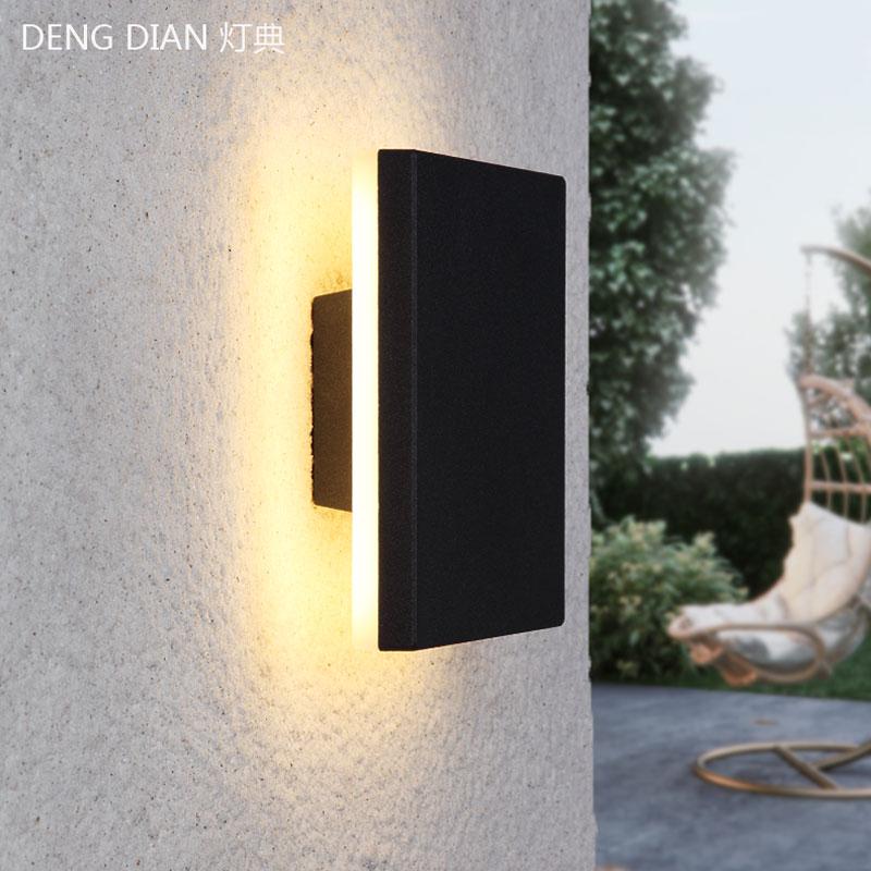 

Outdoor Wall Lamps Modern Home Lights Fence Decoration Outdooring Lighting10W LED Garden Light Waterproof Aluminum Lamp Good Quality