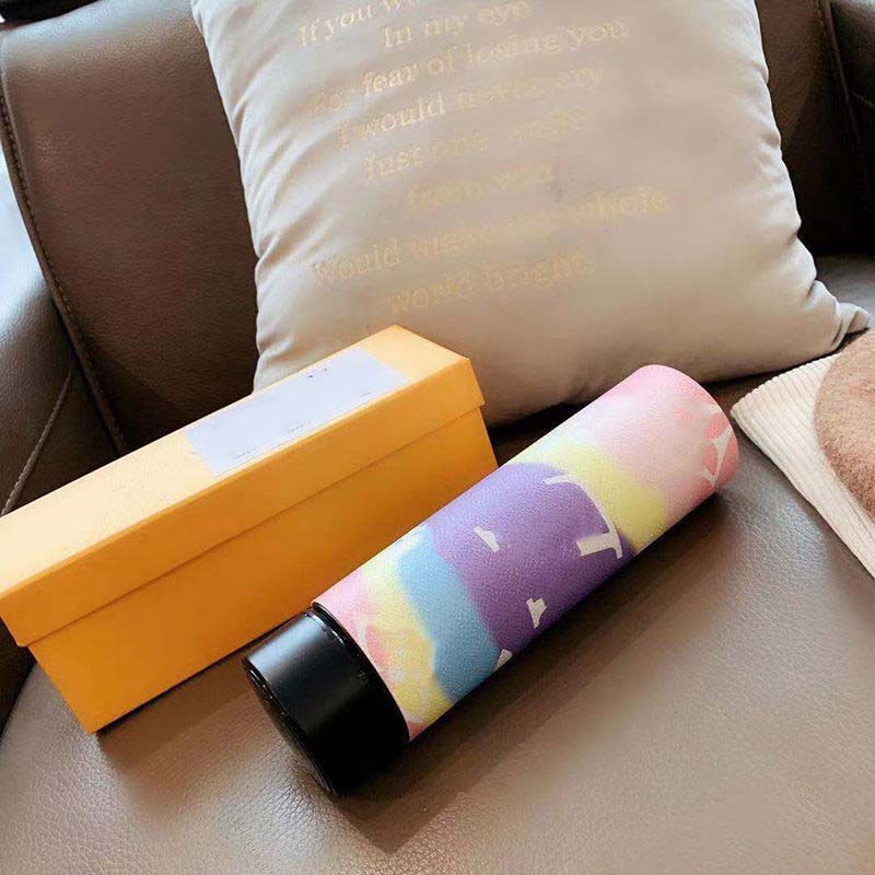 

Classic style Smart Thermoses Mug Temperature Display Stainless Steel Water Bottle Kettle Thermo Cup LCD Touch Screen Gift with boxes
