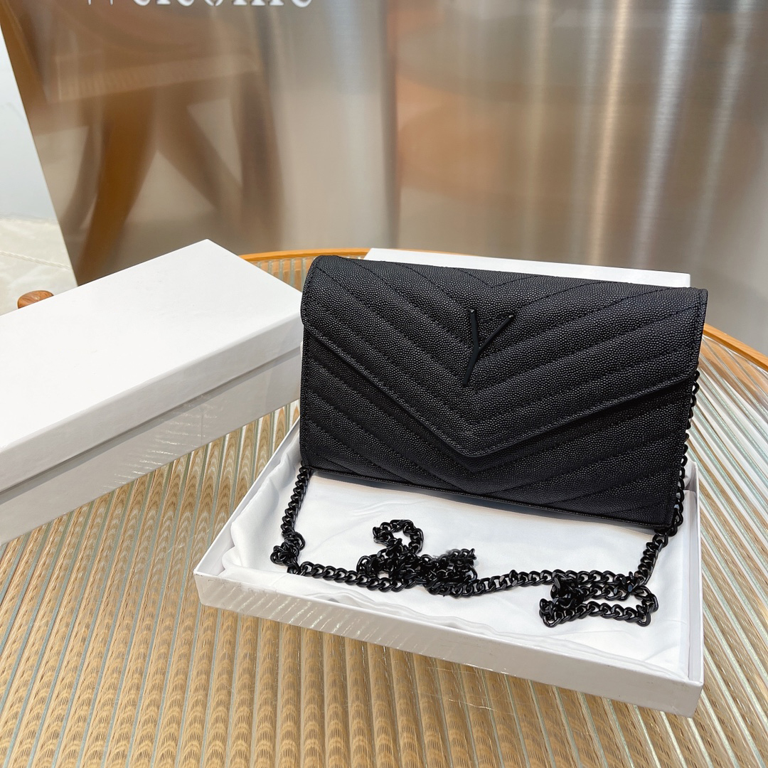 

Caviar shoulder bags handbag fashion woman 3-color hardware cross Body exquisite hardware perfect texture, Black gold hardware