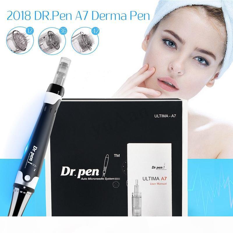 

Wired Dr. Pen Derma Pen Ultima A7 Auto Microneedle System Anti-aging Microneedling Mesotherapy roller Electric Derma Dr.Pen Stamp A7.