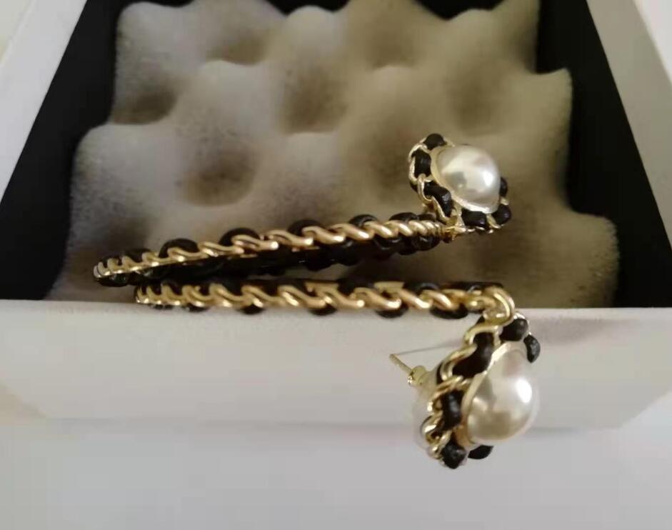 

Big golden round dangle earring Black leather rope drop Earrings Fashion jewelry for women lady ! weeding lover gift with bag, Silver