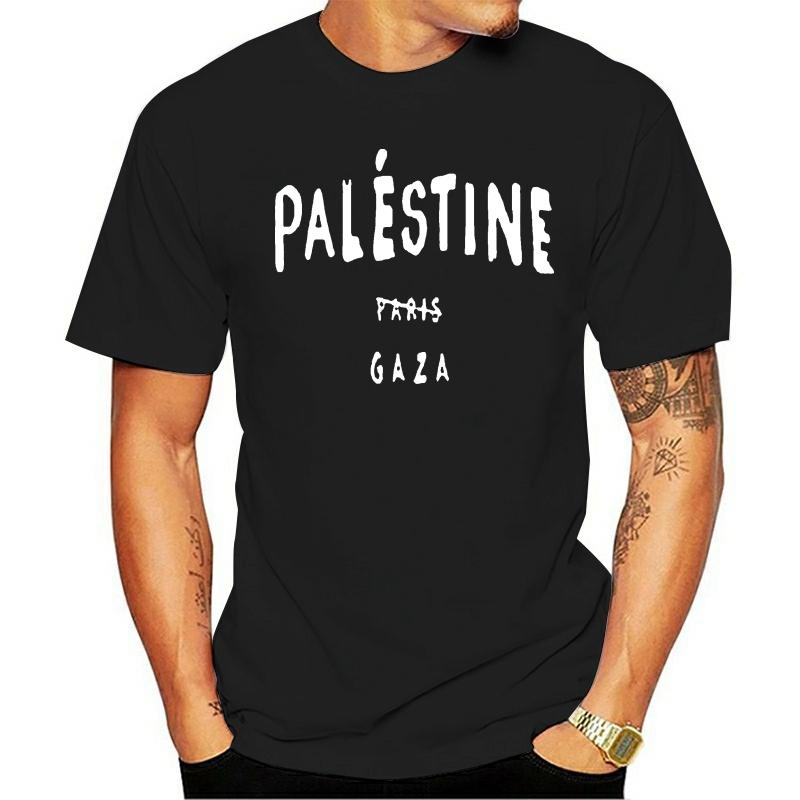 

Men's T-Shirts T-Shirt 2021 Unisex Arrival Palestine Paris Gaza Colors Gift Sportwear Jersey T Shirt Men Top Tees, White;black