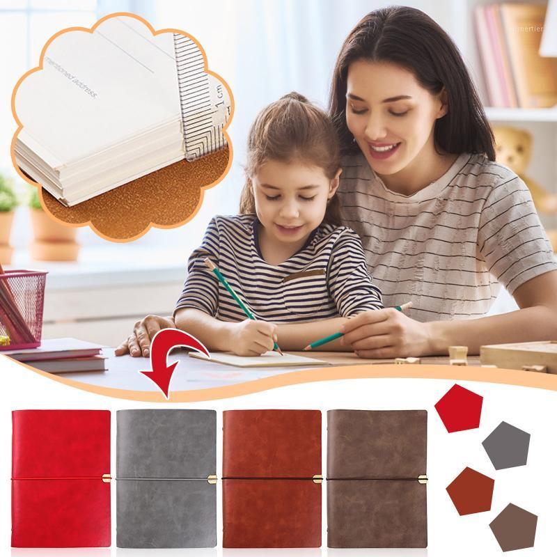 

Gift Wrap A5 Leather Binder Notebook Diary Replaceable Paper Note Book Business Manager Folder Padfolio Handbook 2077